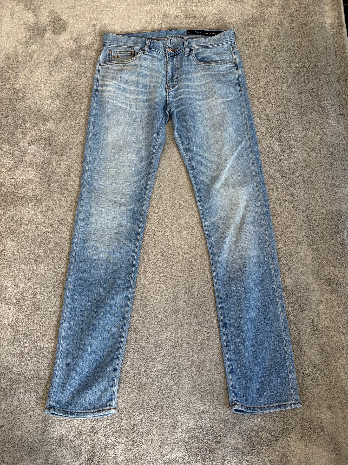Jeans Armani Exchange J13 Slim Fit Stretch - Lavaggio Azzurro Chiaro - W30