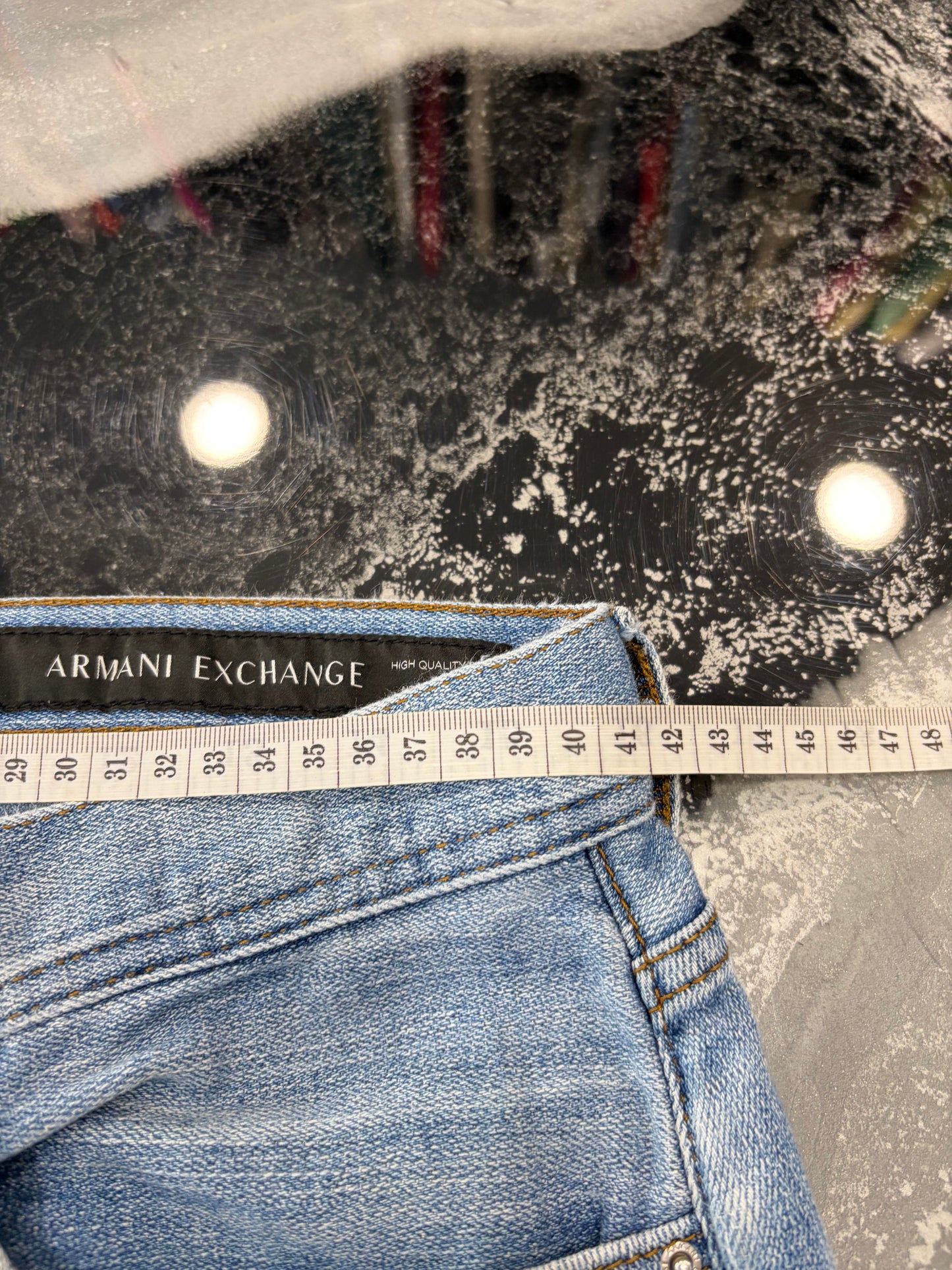 Jeans Armani Exchange J13 Slim Fit Stretch - Lavaggio Azzurro Chiaro - W30
