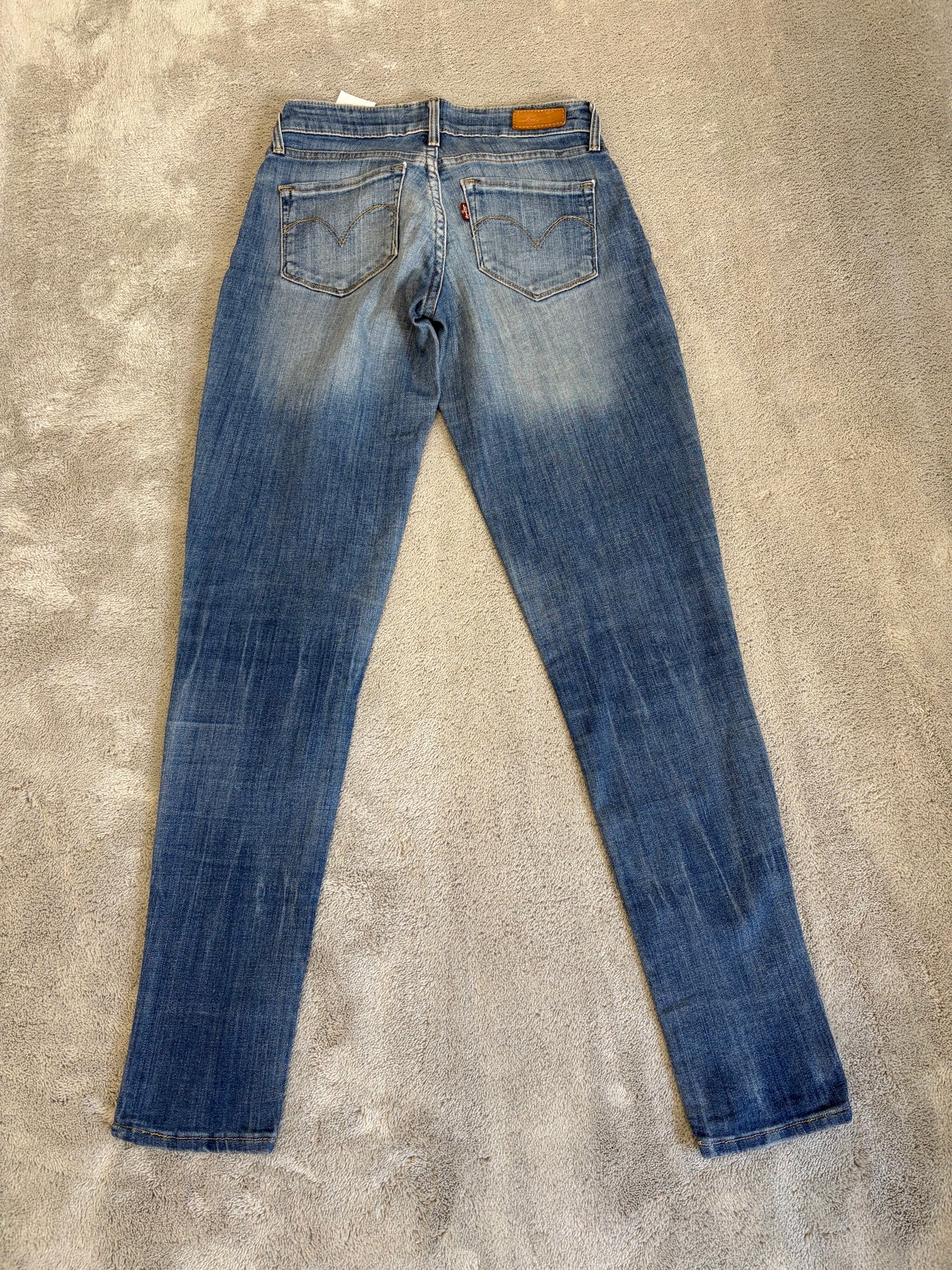 Jeans Levi's Curve ID Bold Curve Skinny Stretch - Lavaggio Medio Vintage - W26 L32 (Taglia XS)