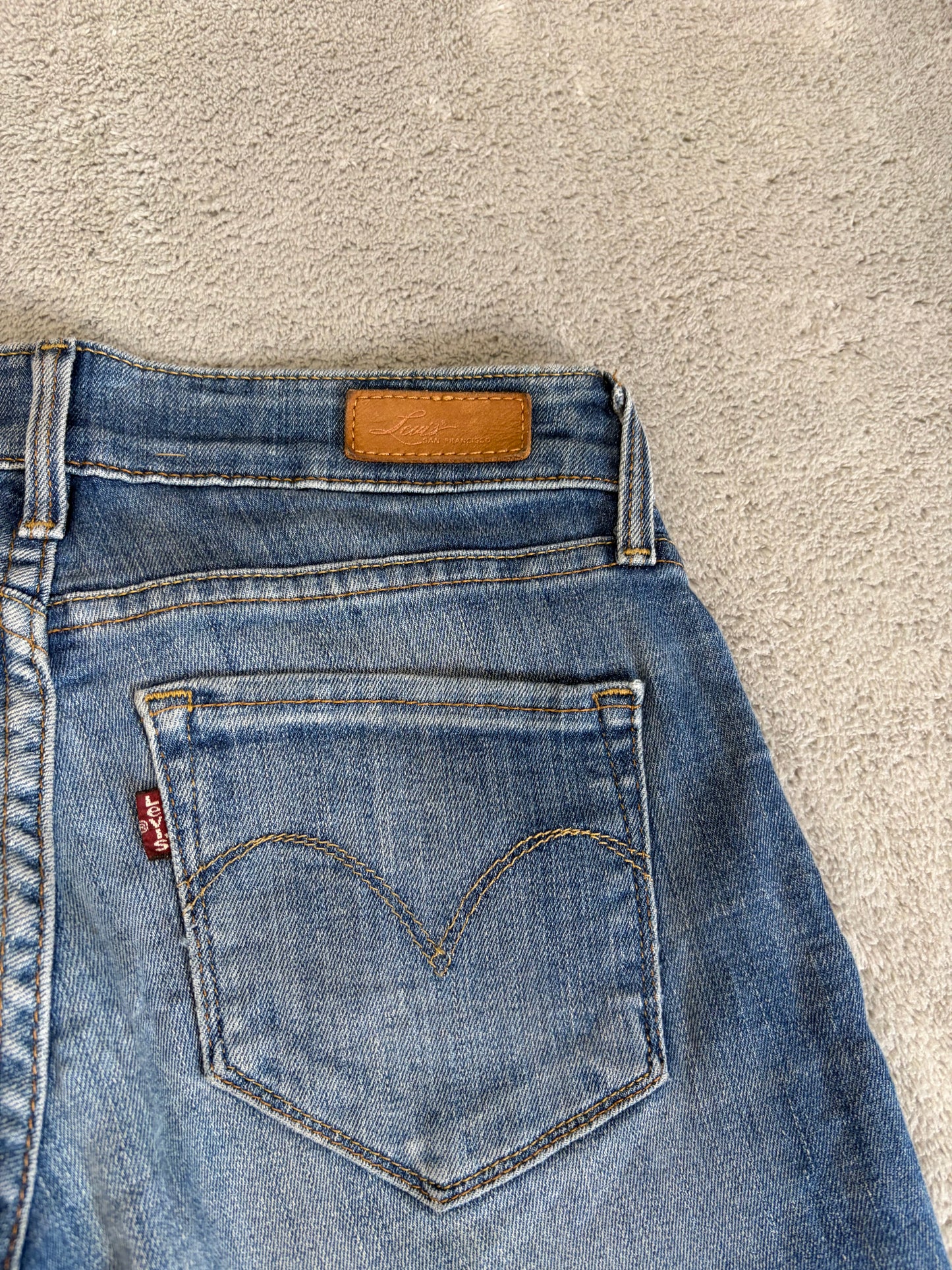 Jeans Levi's Curve ID Bold Curve Skinny Stretch - Lavaggio Medio Vintage - W26 L32 (Taglia XS)