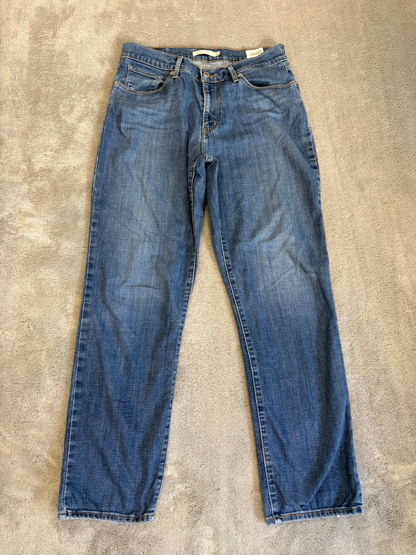 Jeans Levi's Classic Straight Stretch - Lavaggio Blu Medio - W30 L30 (Taglia M)