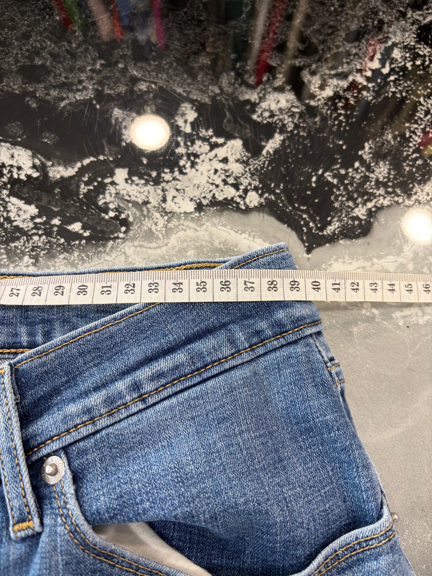 Jeans Levi's Classic Straight Stretch - Lavaggio Blu Medio - W30 L30 (Taglia M)