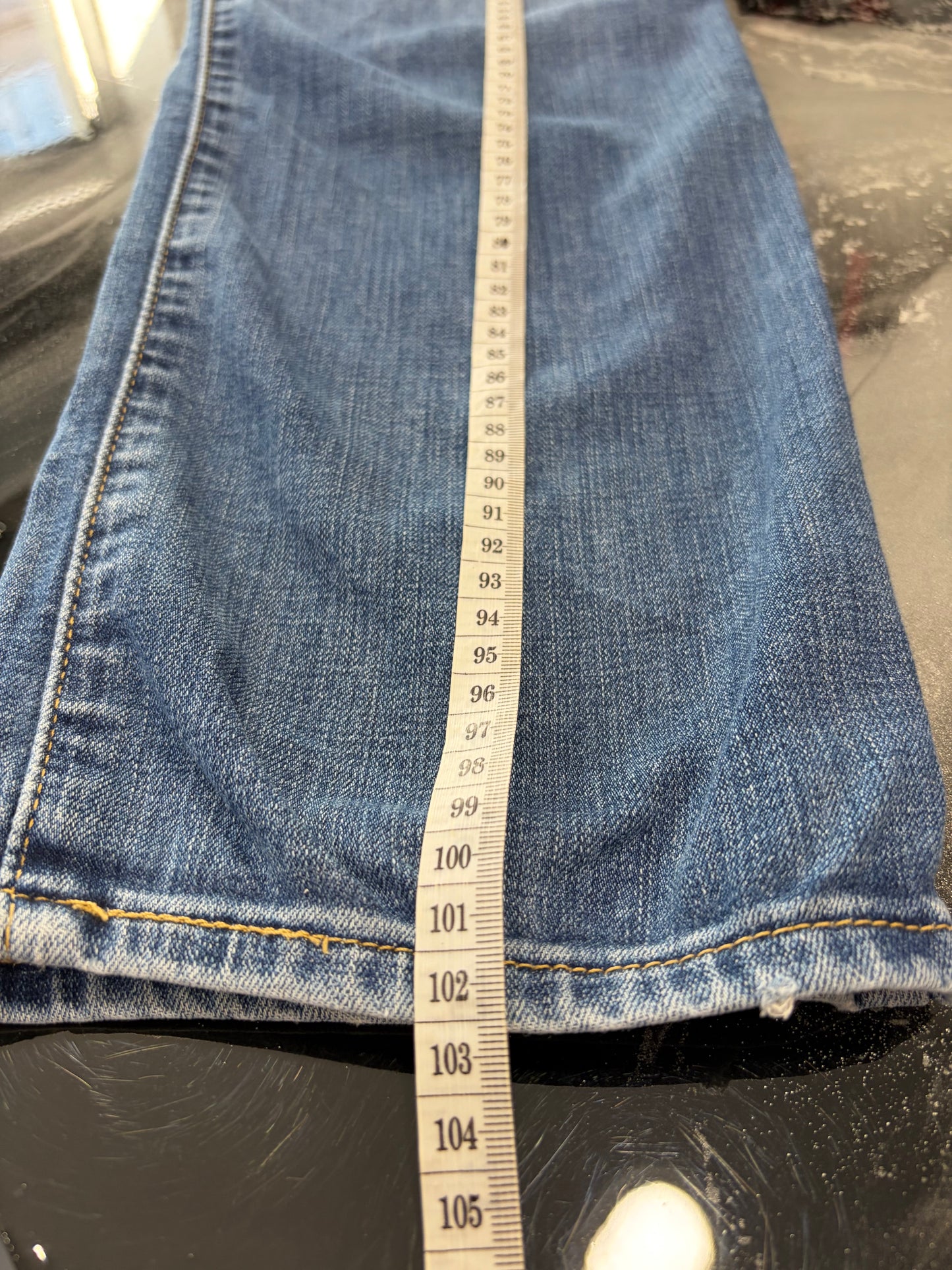 Jeans Levi's Classic Straight Stretch - Lavaggio Blu Medio - W30 L30 (Taglia M)