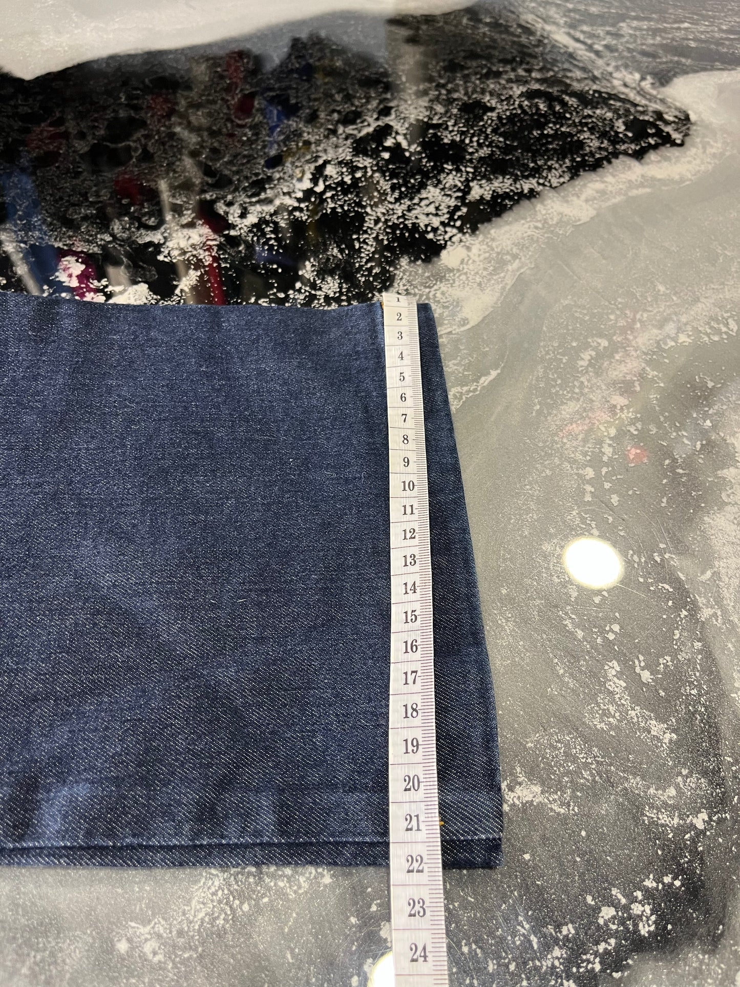 Jeans RED Valentino Bootcut Indigo - Dettaglio Fiocco - Taglia M (29)