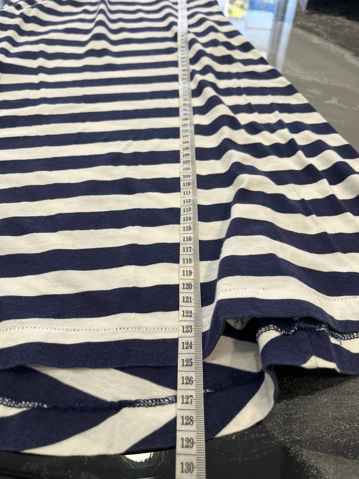 Abito Lungo Polo Ralph Lauren Donna - Righe Bianche e Blu - Taglia S