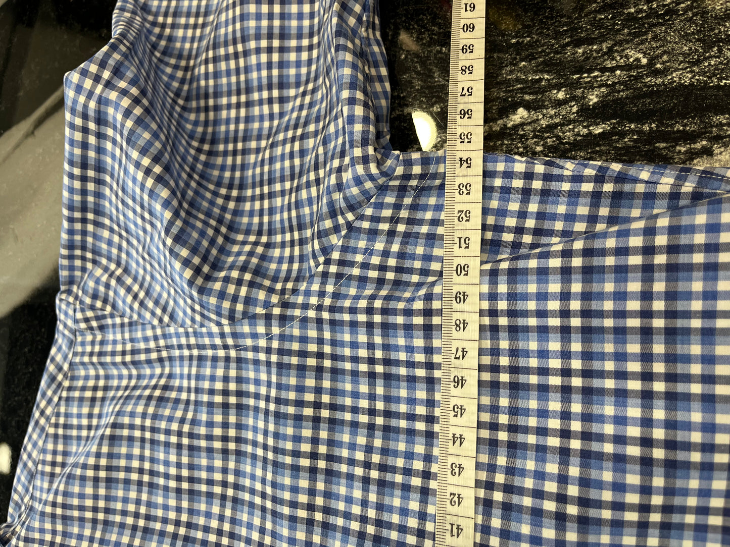 Camicia a Maniche Lunghe Ralph Lauren Uomo - Quadretti Blu e Bianchi - Taglia S