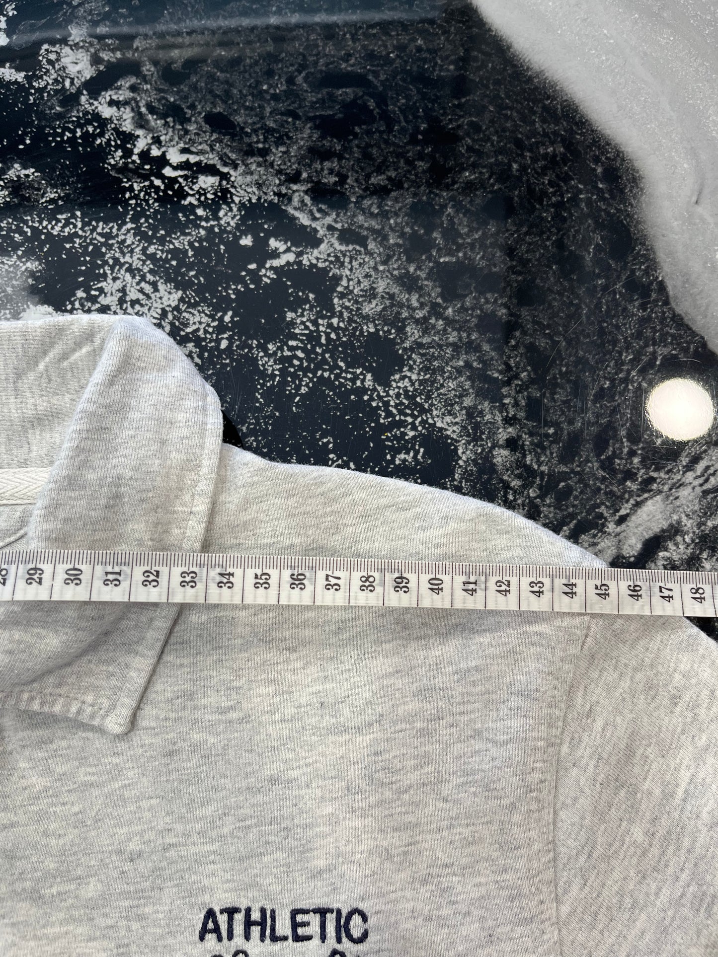 Polo a Maniche Lunghe Ralph Lauren Uomo - Grigio - Taglia L
