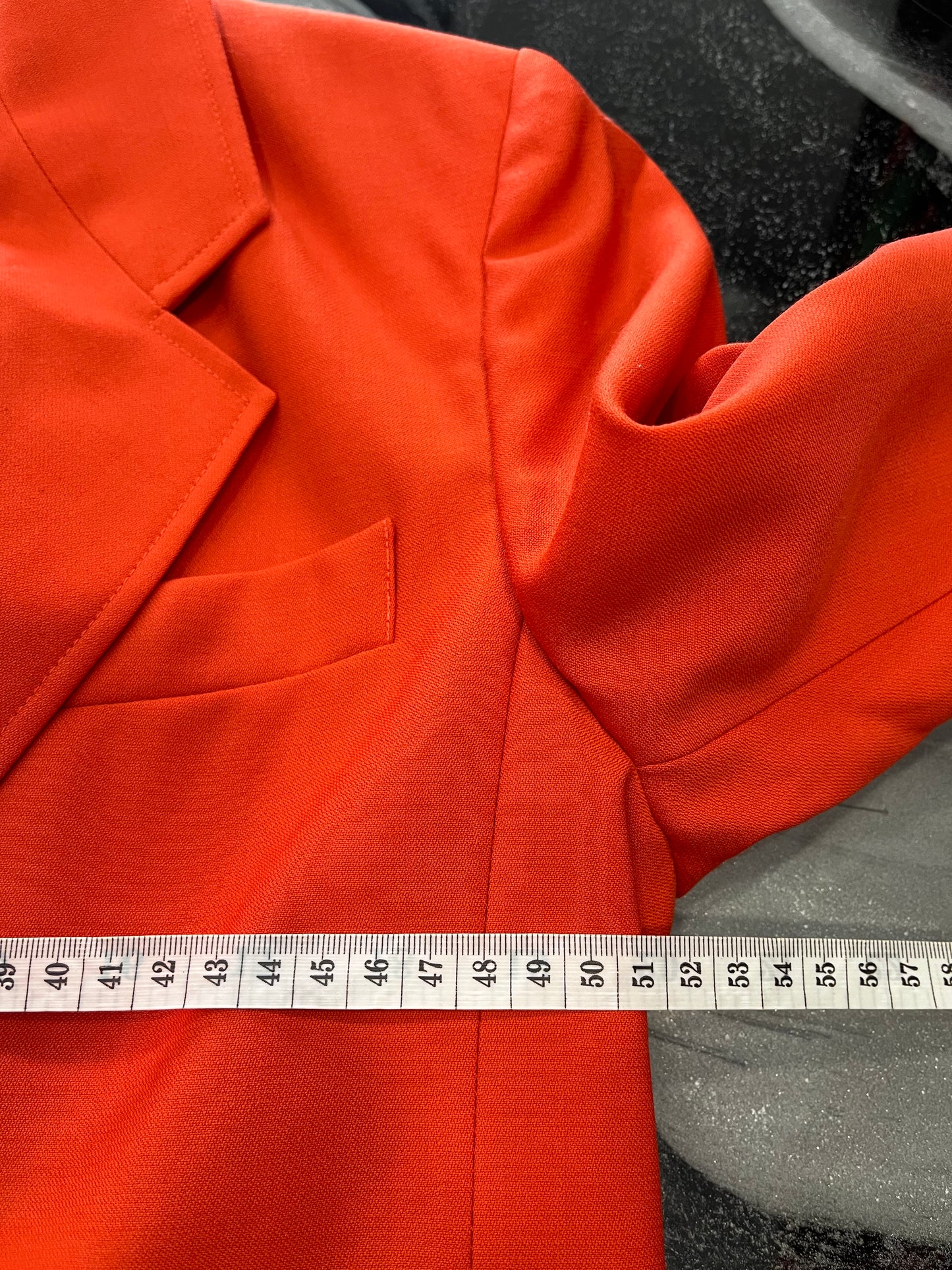 Blazer Marella Donna in Pura Lana Vergine - Arancione - Taglia M